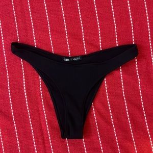 Zara high hip bikini bottom
